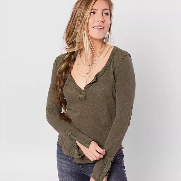 Hazy Day Henley Top from Free People - Picture 3 of 5